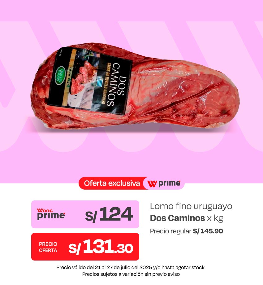 Lomo Fino Uruguayo Dos Caminos x kg