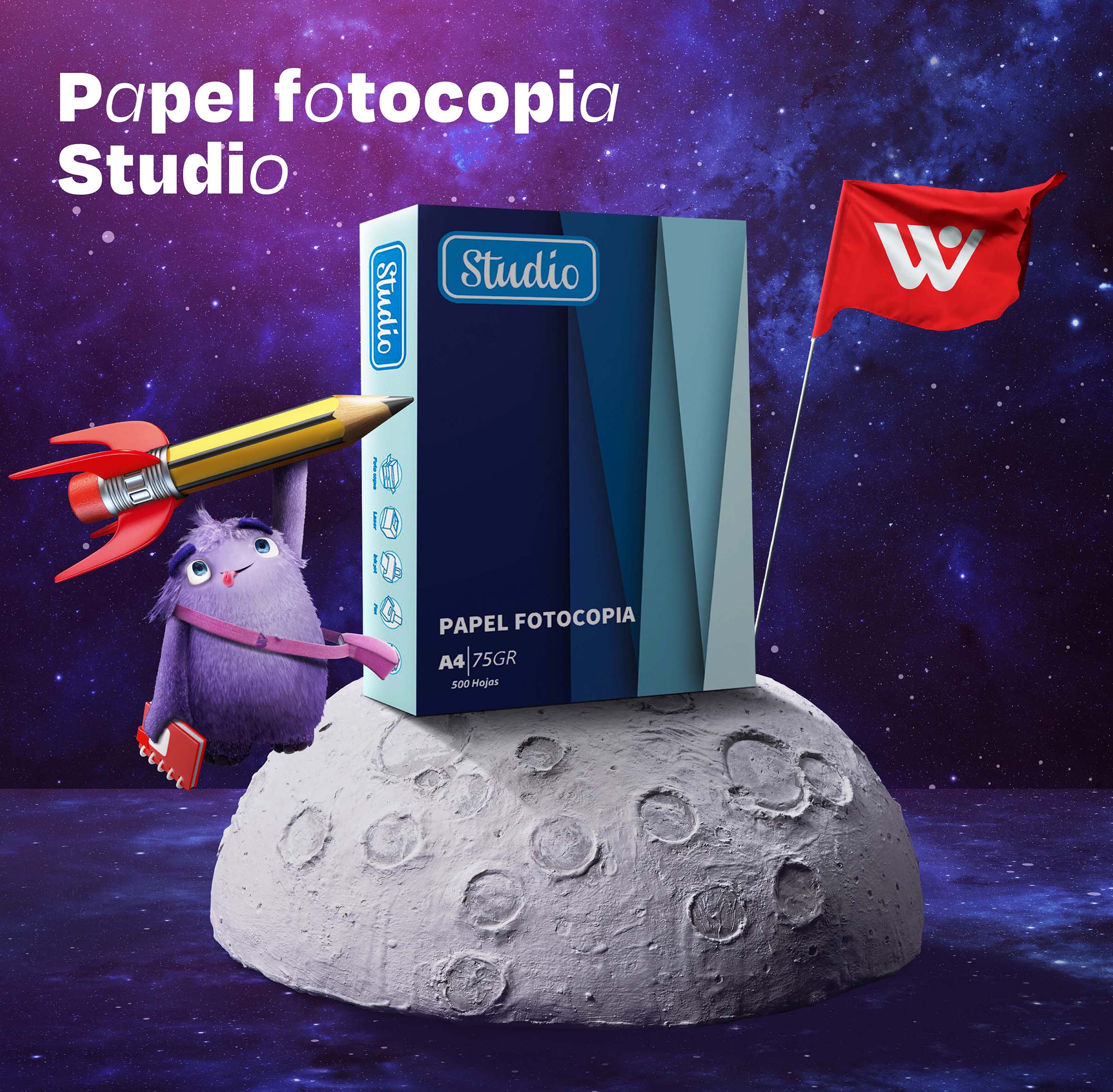 PAPEL FOTOCOPIA X500HJ 75GR STUDIO