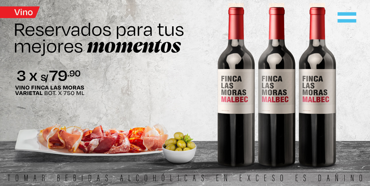 3 x 79.9VINO FINCA LAS MORAS VARIETAL BOT 750ML