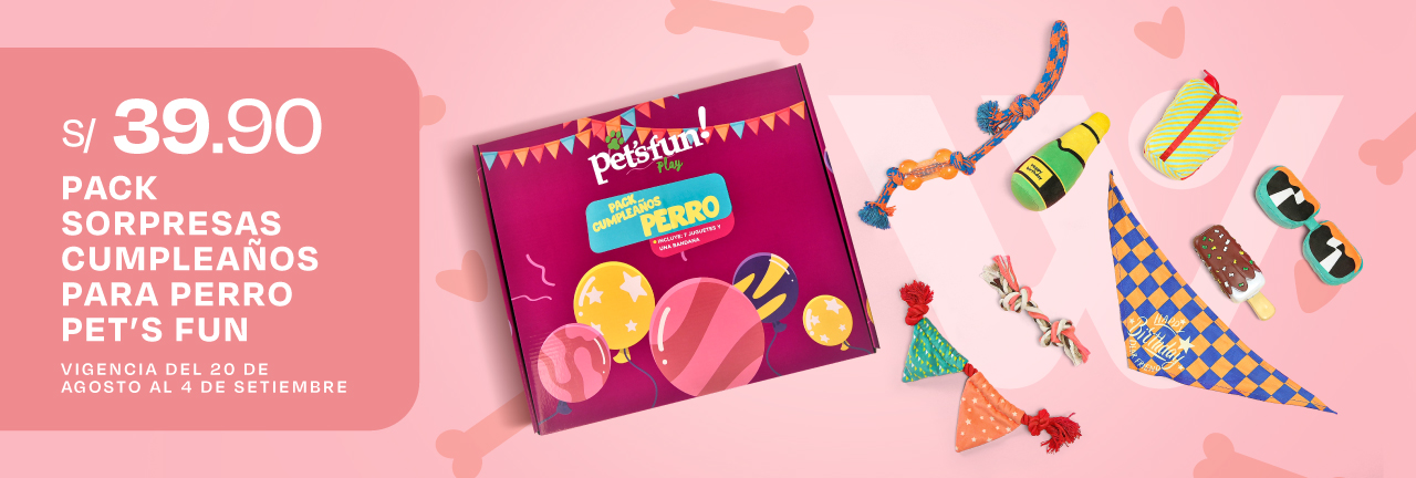 PACK SORPRESAS CUMPLEAÑOS PERRO