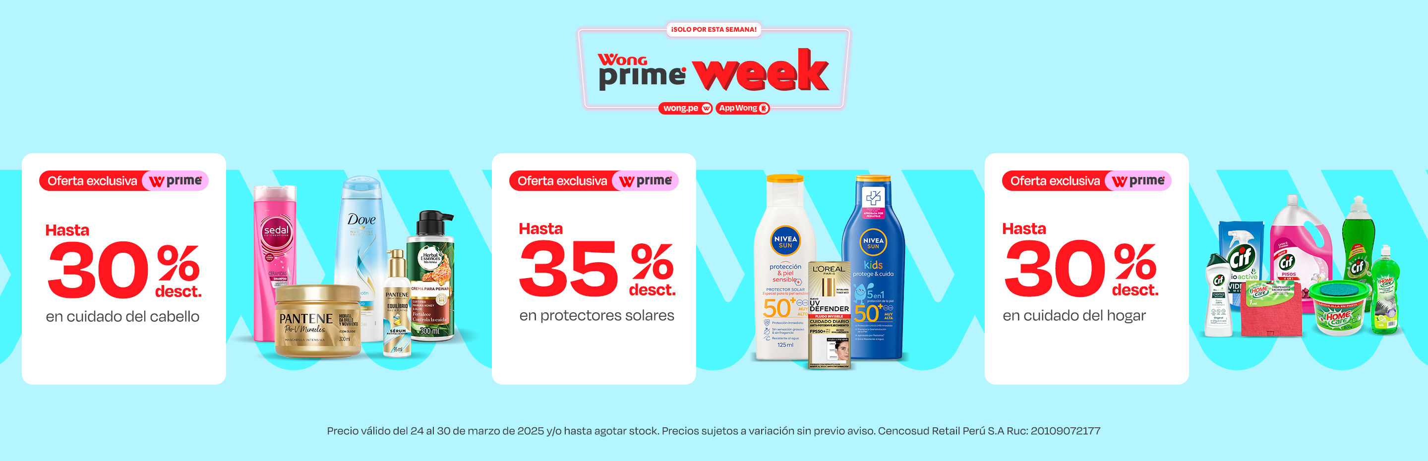 Hasta 30% desct en cuidado del cabello
