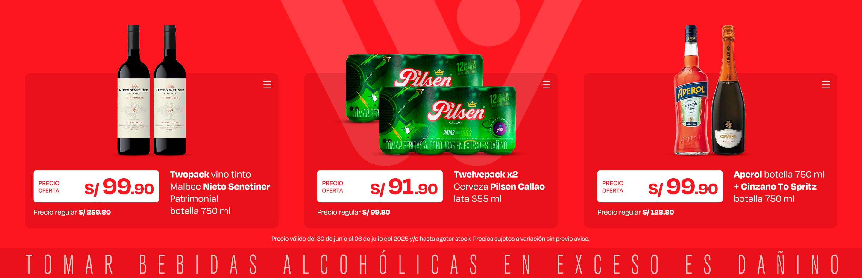 Hasta 45% desct, en vinos seleccionados