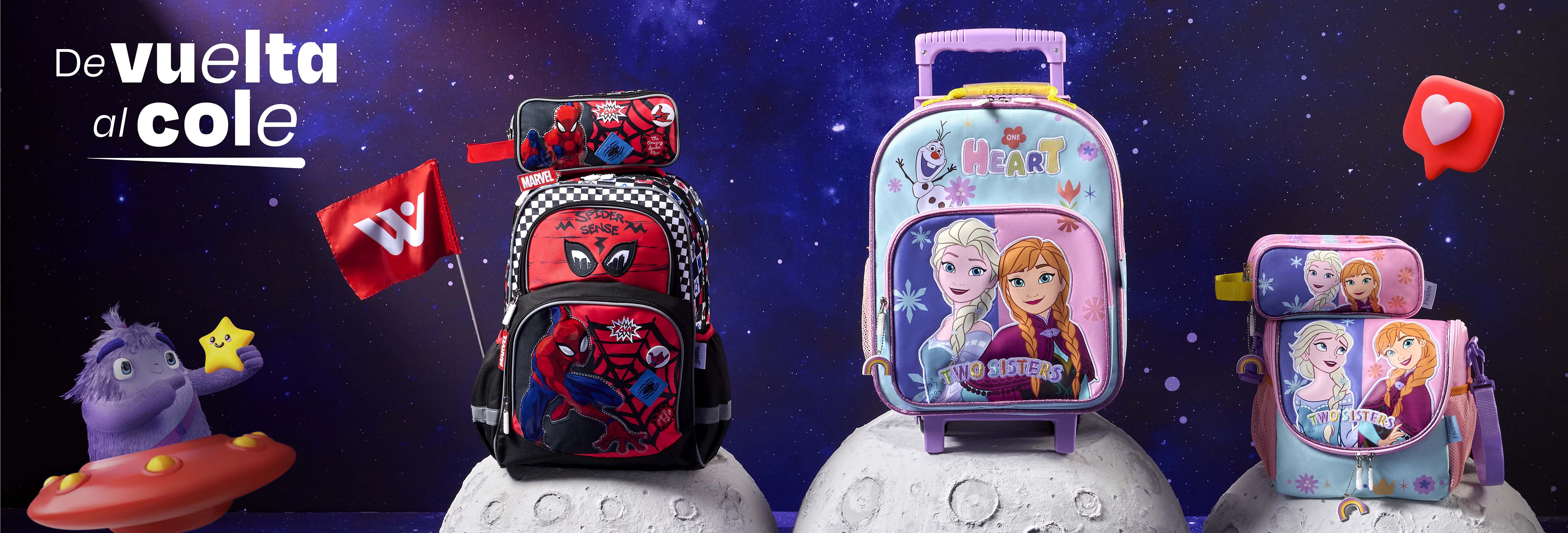TODAS LAS MOCHILAS, LONCHERAS Y CARTUCHERAS CON LICENCIA