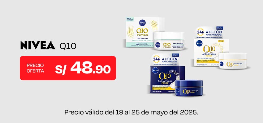 A solo 48.90 en Nivea Q10