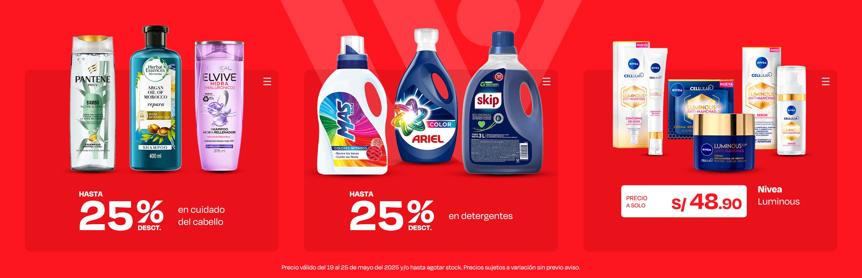 Hasta 25% desct en cuidado del cabello
