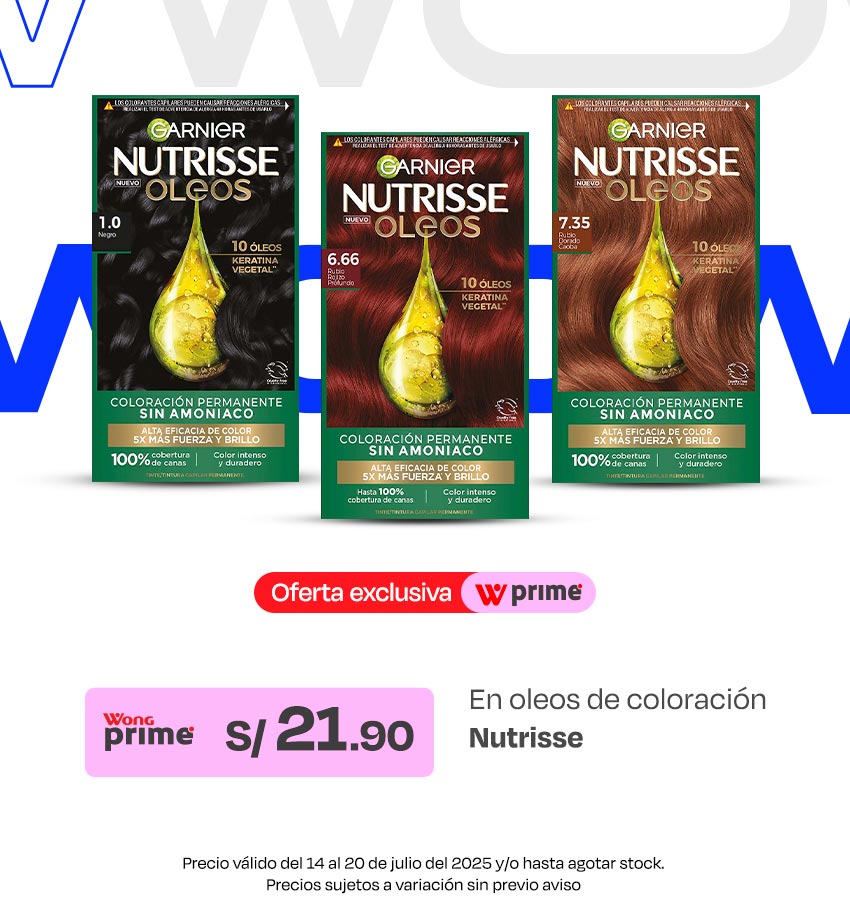 A 21,9 en Oleos de coloracion Nutrisse