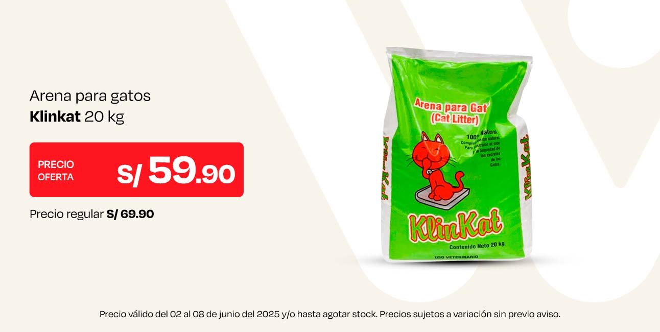 Arena para Gatos Klinkat 20kg