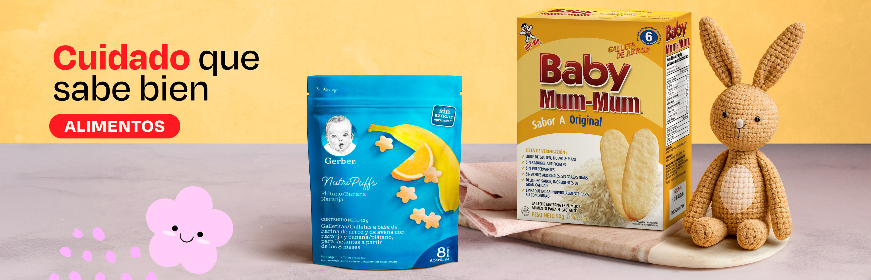 Lo mejor en ALIMENTOS + Colocar las dos promos
