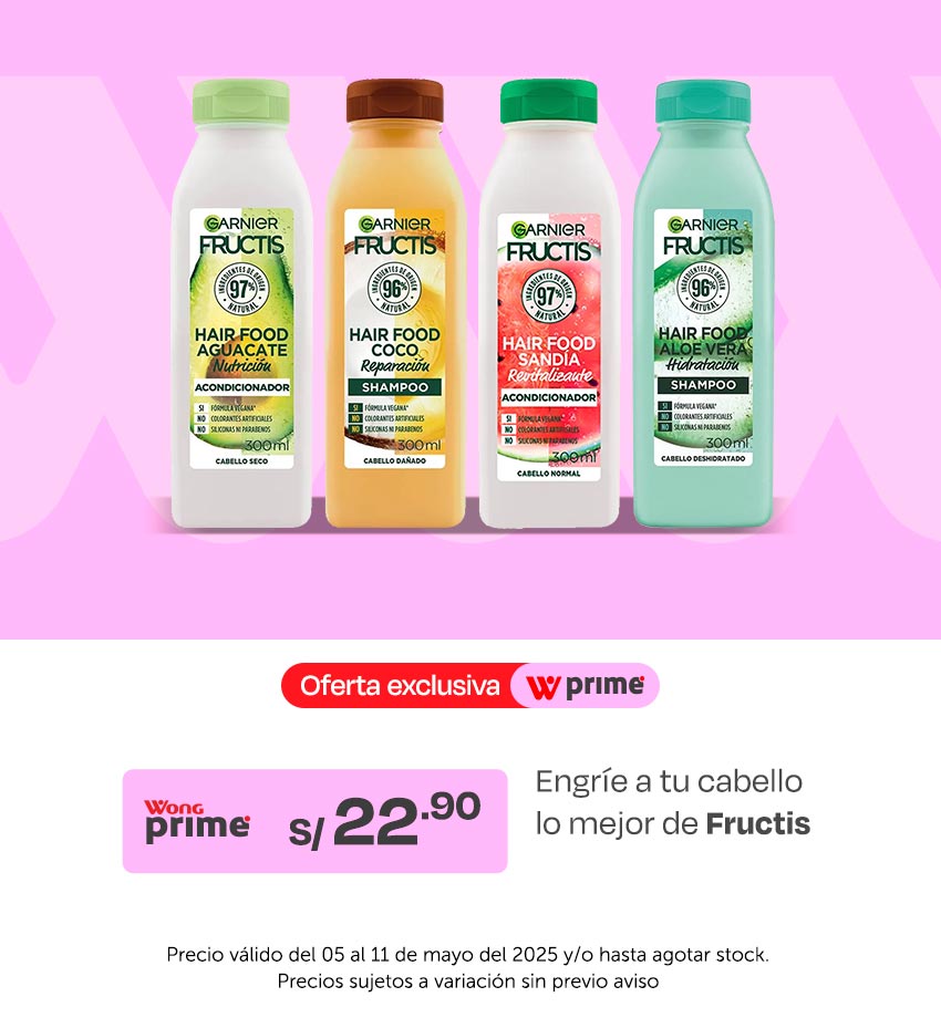 Engríe a tu cabello lo de mejor de fructis