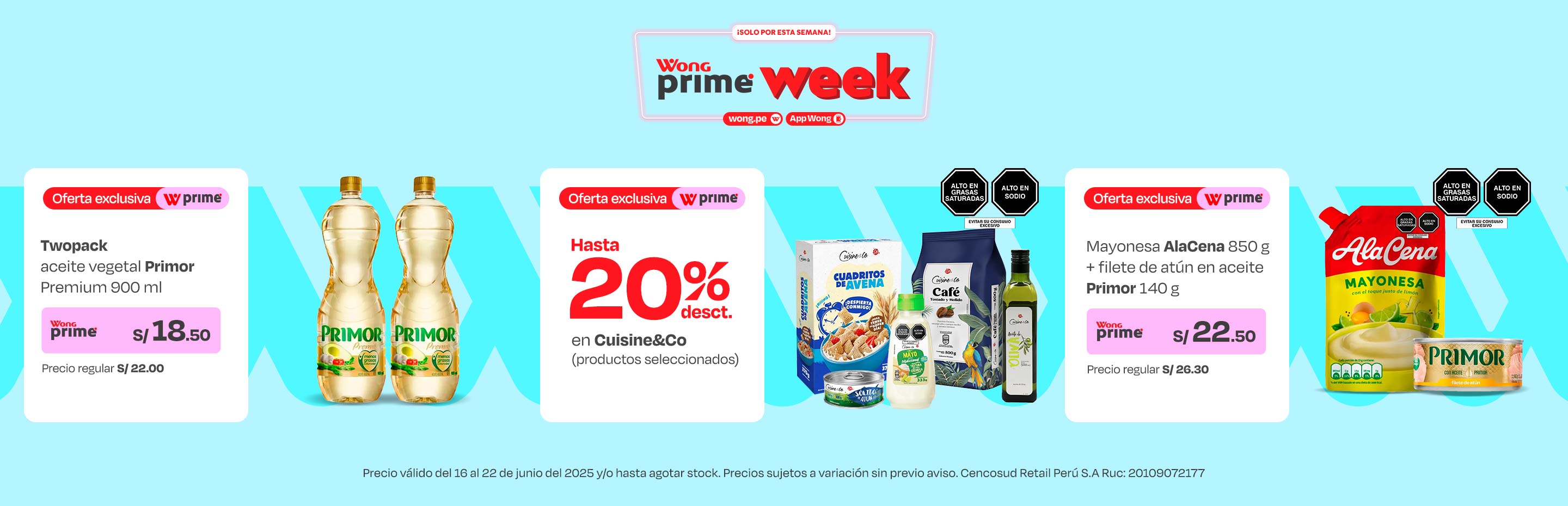 Twopack aceite vegetal Primor Premium 900ml