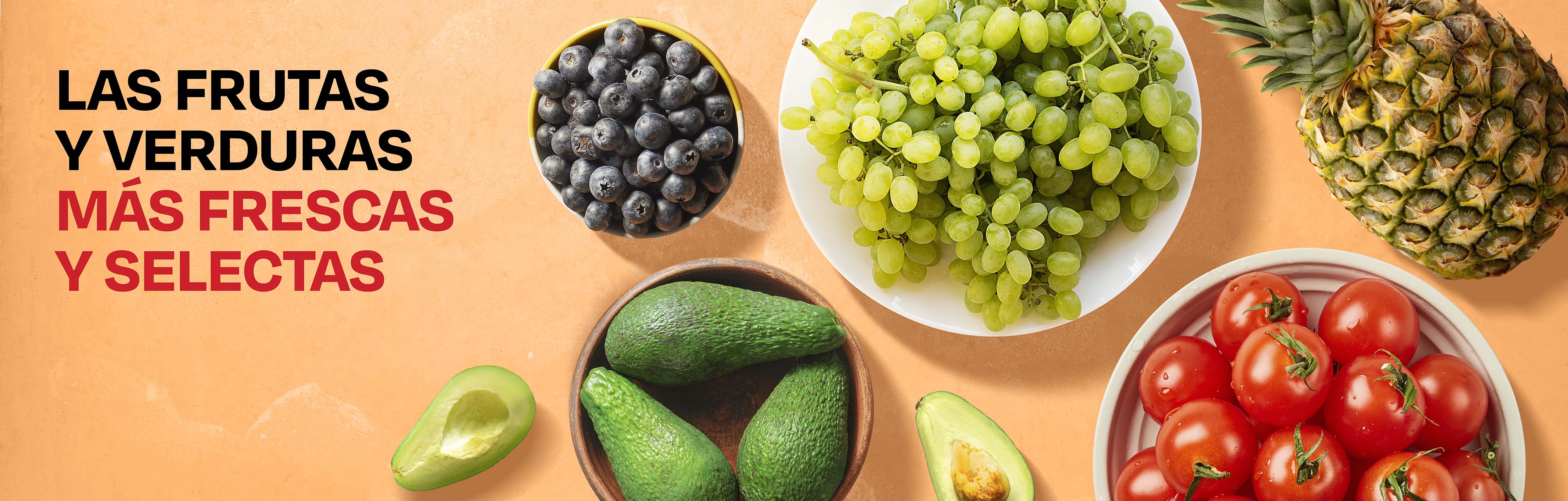 claim llamativo de frutas y verduras