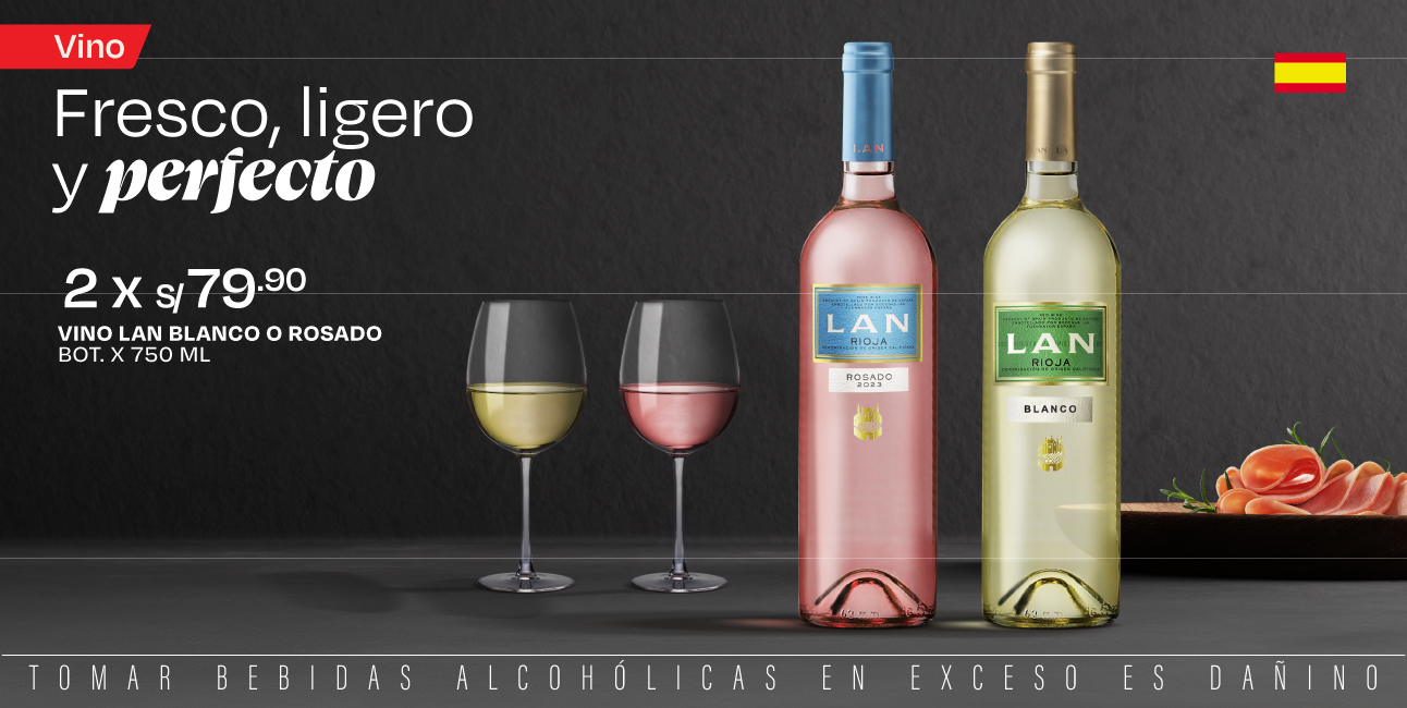 2x79.9VINO LAN BLANCO O ROSADO BOT 750ML