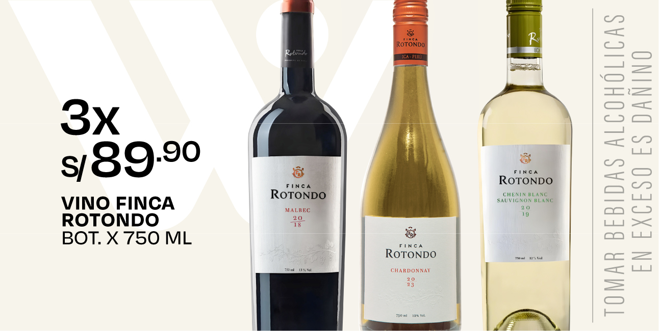 VINO FINCA ROTOND BOT 750ML 