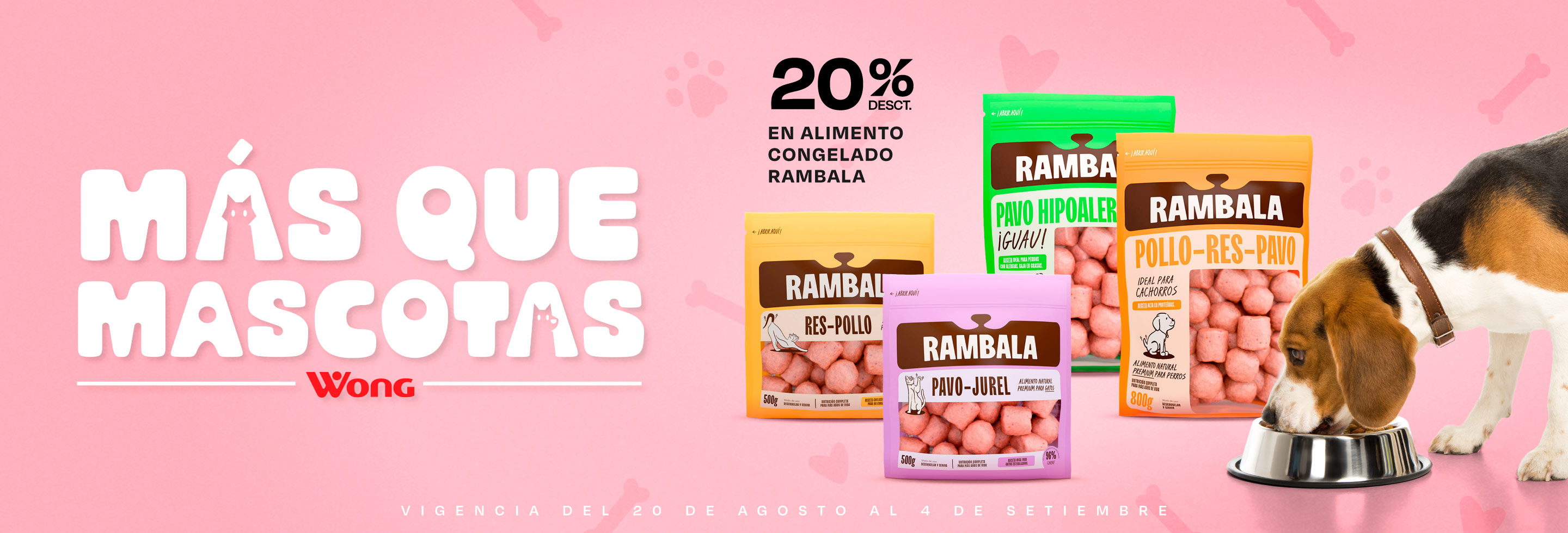 MAS QUE MASCOTAS 20%